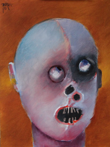  Galerie des Portraits. Huile sur panneau, 50 &times; 40 cm. 2013 