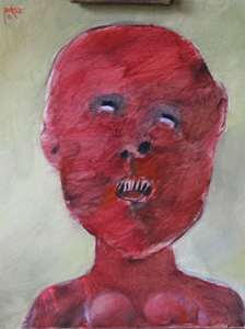  Galerie des Portraits. Huile sur panneau, 50 &times; 40 cm. 2013 