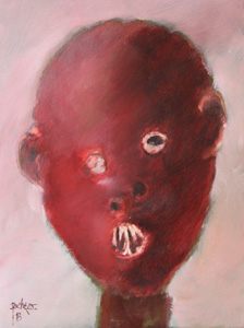  Galerie des Portraits. Huile sur panneau, 50 &times; 40 cm. 2013 