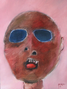  Galerie des Portraits. Huile sur panneau, 40 &times; 30 cm. 2013 