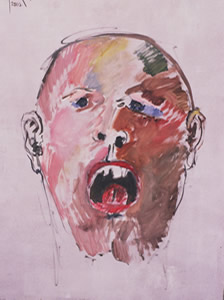  Le Cri. Huile sur panneau, 50 &times; 35 cm. 2000 