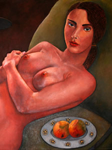  Des Nus et des Savants. Huile sur toile, 150 &times; 110 cm. 2000 