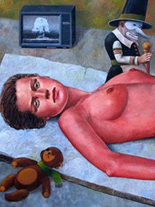  Des Nus et des Savants. Huile sur toile, 110 &times; 150 cm. 2000 