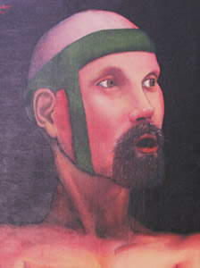  Des Guerriers. Huile sur toile, 61 &times; 51 cm. 1993 