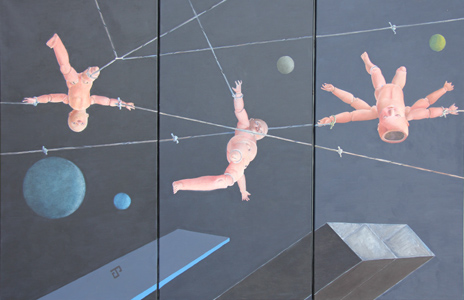  Des Symboles et des Hommes. Huile sur toile, 100 &times; 150 cm. 2012 